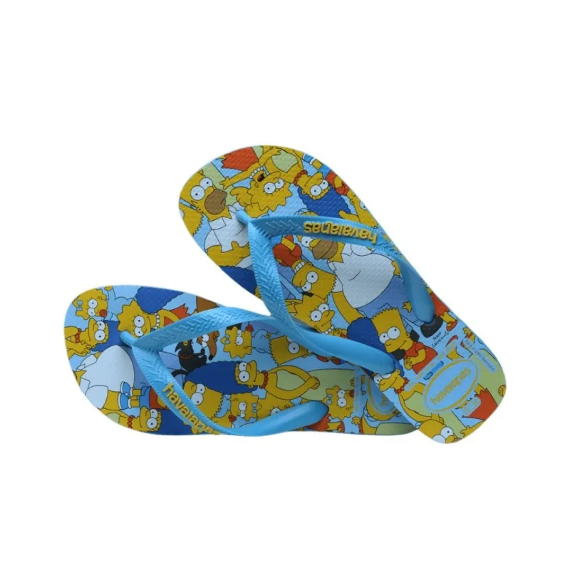 Havaianas Abrasion Resistant Flip Flops Men's Blue-3