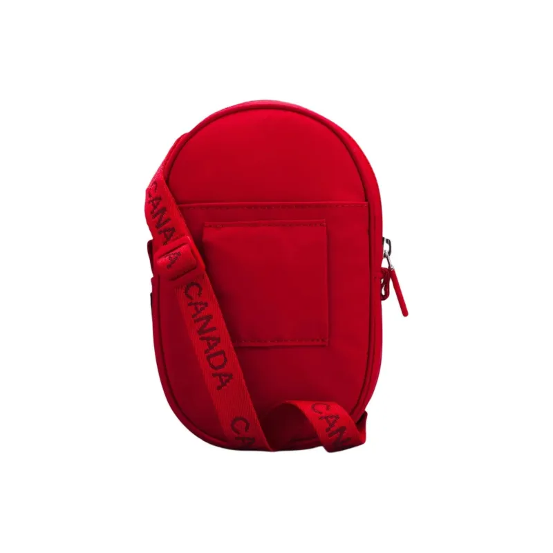 Lululemon Polyester Shoulder Bag, Crossbody Bag Regular Unisex Red-1