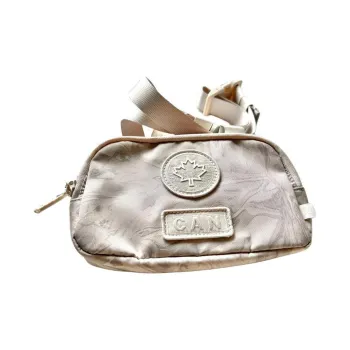 Lululemon Recycled Polyester One Shoulder Crossbody Fanny Pack Mini Unisex Light Ivory & White Opal