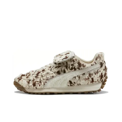 FENTY x PUMA Cushioned Wear Resistant Breathable Low Top Running Shoes Men's Beige