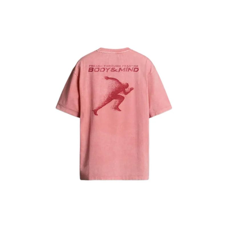 ZARA T Shirts Men Light Pink-1
