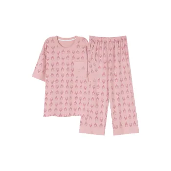 Mulong Family Pajama Set Women's Pink
