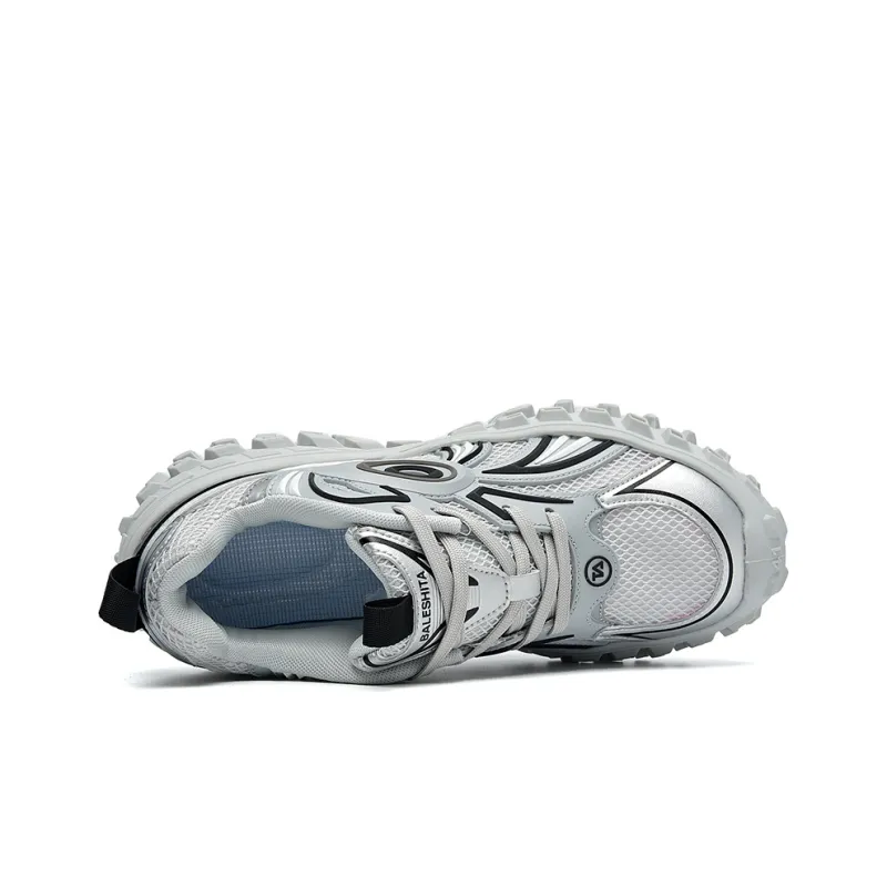 Legaco Chicken Cushioning, Abrasion Resistant, Breathable, Height Increasing Low Top Chunky Sneakers Unisex Box-17