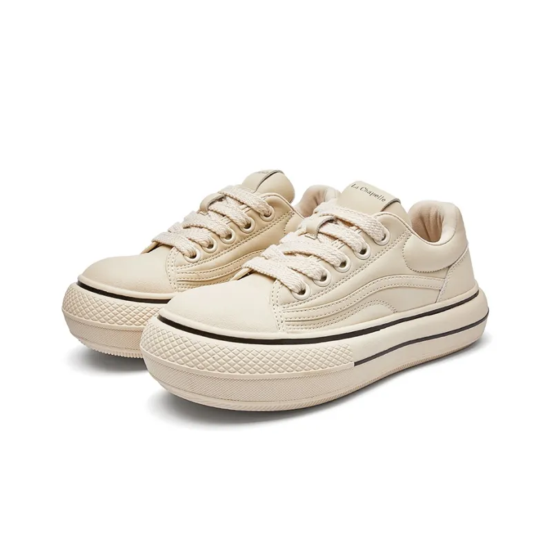 La Chapelle Abrasion Resistant Breathable Height Increasing Low Top Skateboard Shoes Women's-1