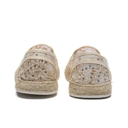 ZHR Espadrilles Women's Apricot/White/Black-4