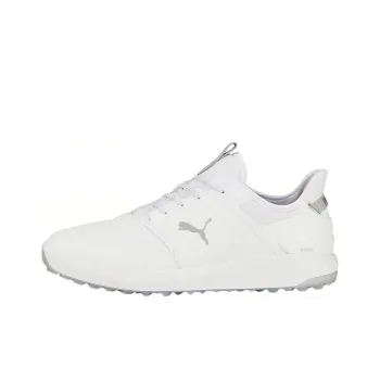 PUMA IGNITE ELEVATE Wide Anti Slip Wear Resistant Mid Top Golf Shoes Men's White