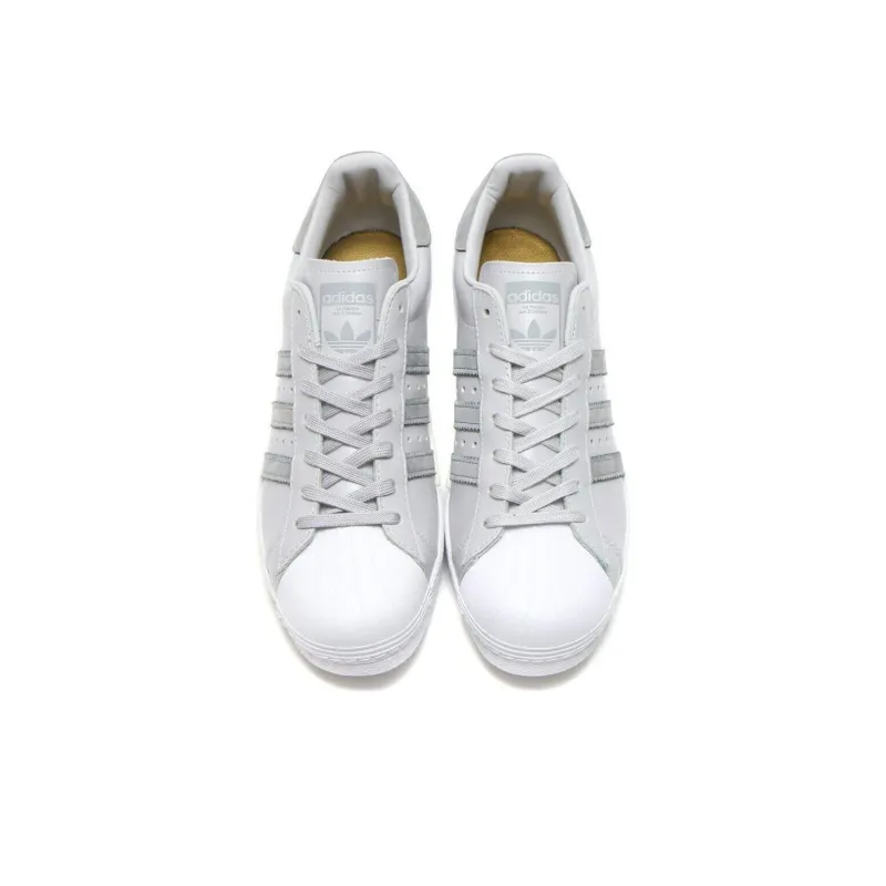 Adidas Originals Superstar Boost Non-slip Lightweight Low-Top Skateboard Shoes Men's Wolf Gray-2