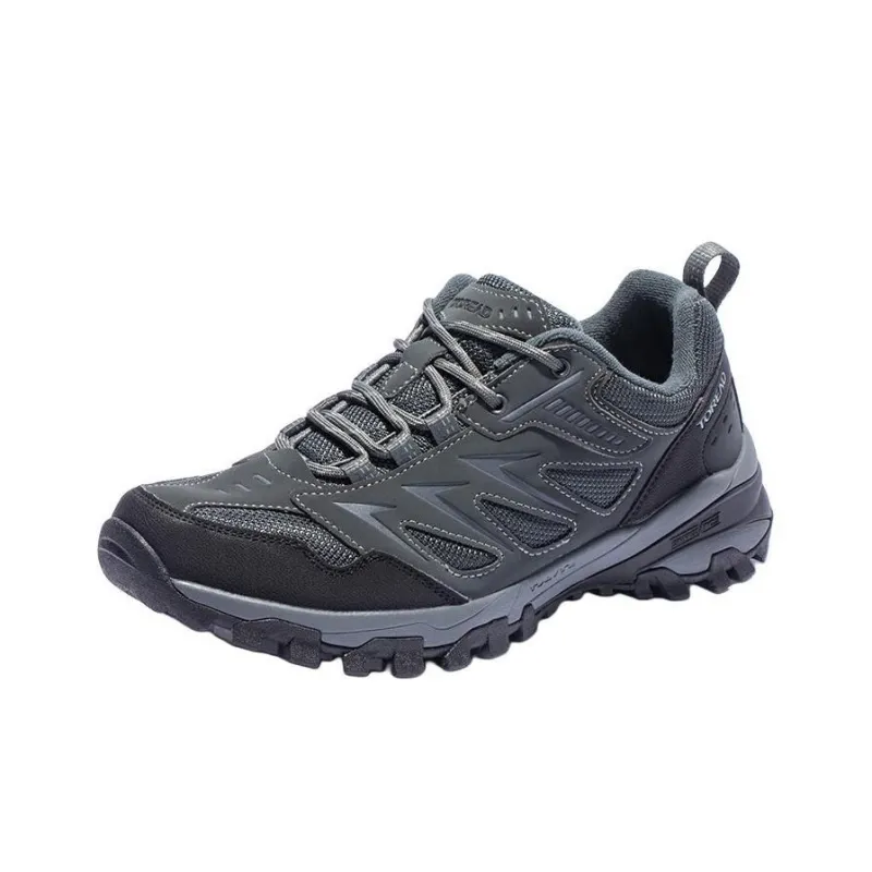 TOREAD Anti Slip Wear Resistant Low Top Trekking Shoes Men's Gray Black-1
