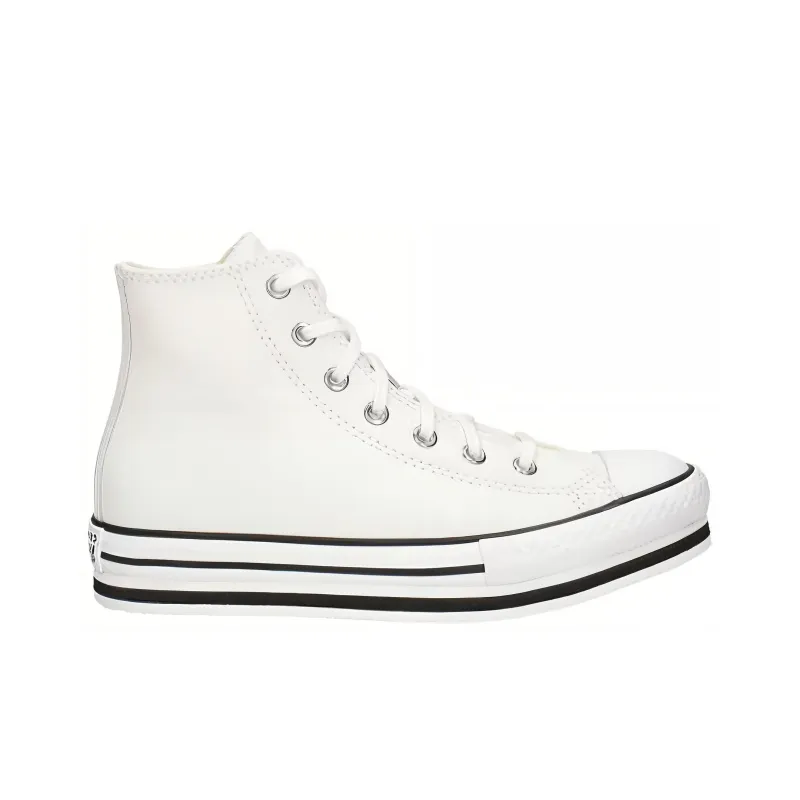 Converse All Star Canvas Anti Slip Wear Resistant High Top Canvas Shoes Unisex White-1