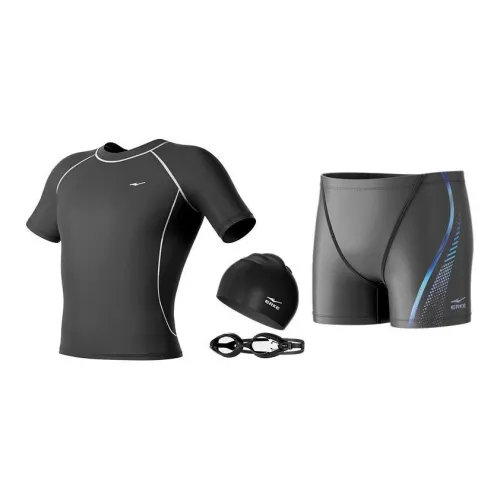 Erke Swimming Sets Tech Fibers Pool Men's Black