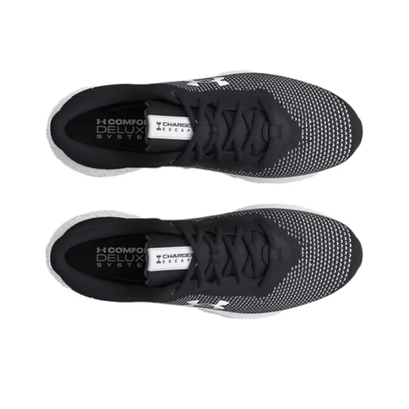Under Armour Charged Escape 4 Knit Shoes 'Black White'-3