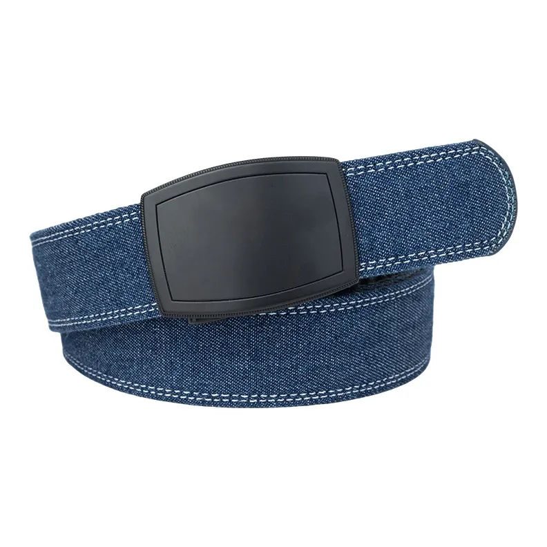 NINE NAIL Nine Section Spike Peaceful Life Buckle Denim Color Scheme Canvas Men's Belt Men's Width  3.5cm-6
