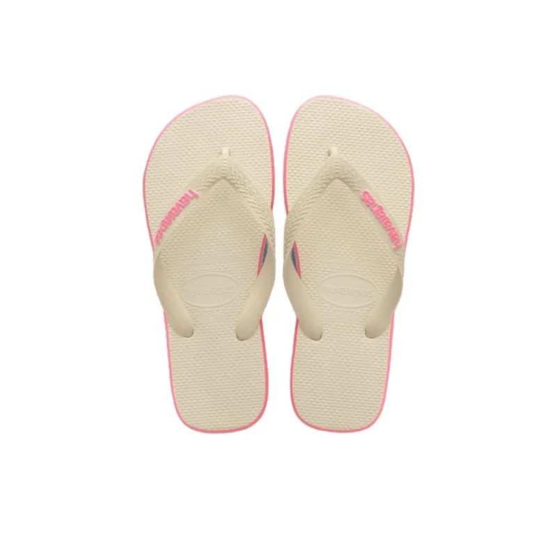 Havaianas Abrasion Resistant Flip Flops Men's Pink-3