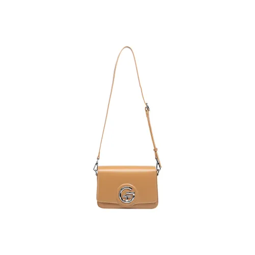 Tanita West Crossbody Bags Caramel Brown - Cow Leather