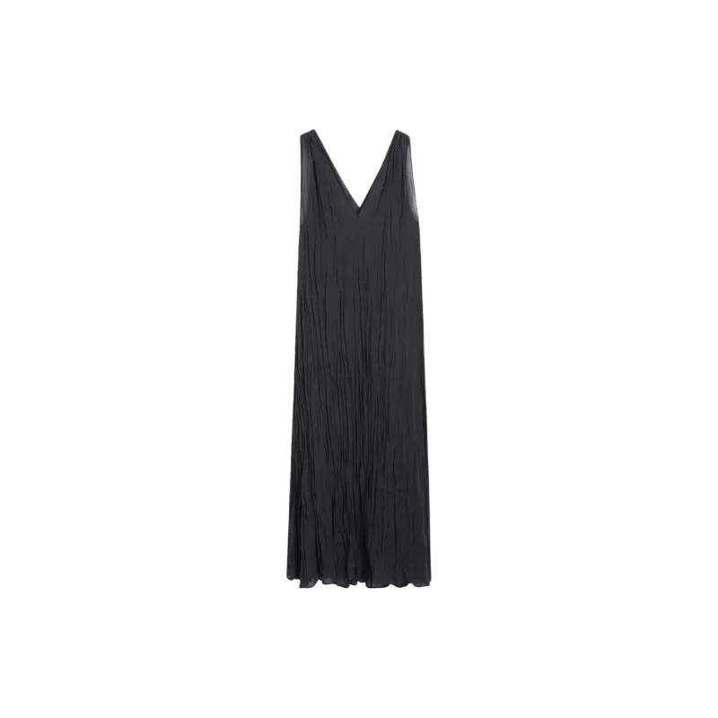 Massimo Dutti Sleeveless Dress Women's Gray-1