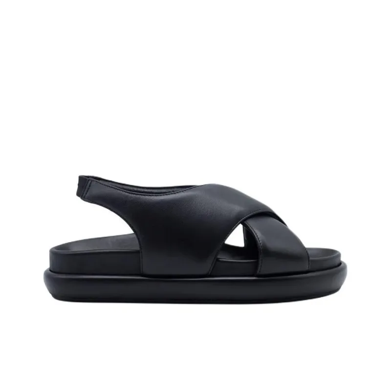 GIA BORGHINI Fernande Casual Sandal Women's Black-1