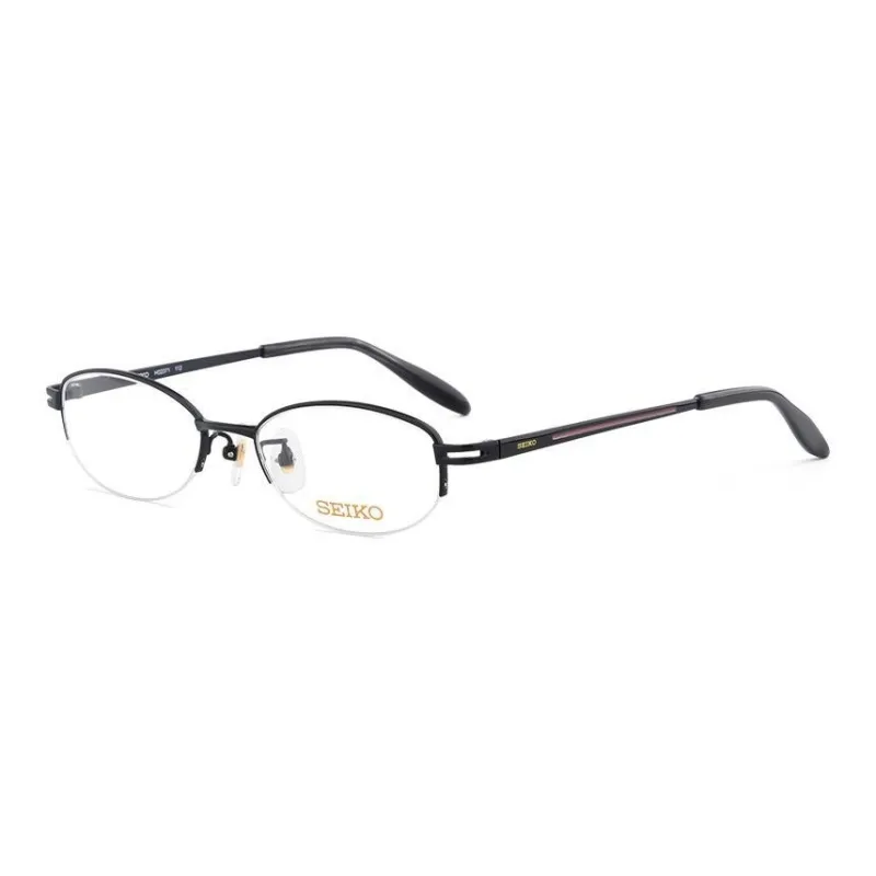 SEIKO Titanium Browline Eyeglass Frames Women's Multicolor-2
