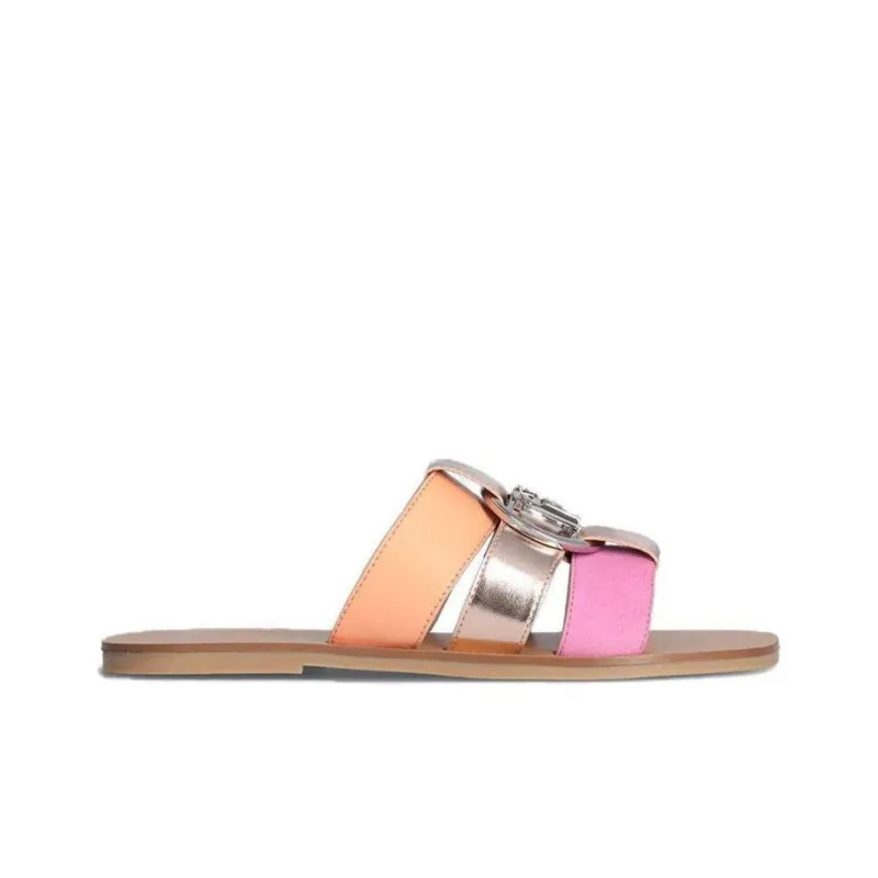 LIU JO Logo-apliqué Triple-strap Sandals-1