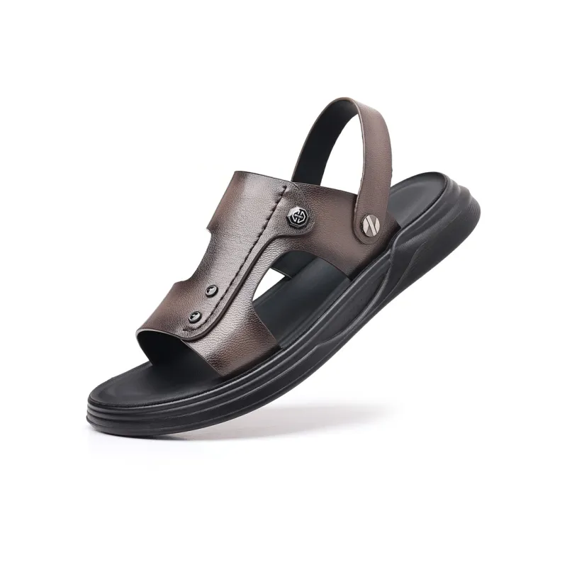 SHUPATE Beach Sandals Men Black-2