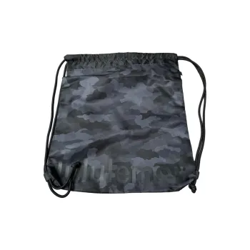 Lululemon Recycled Polyester Gym Bag Backpack Regular Unisex Camouflage Dark Coal Multicolor