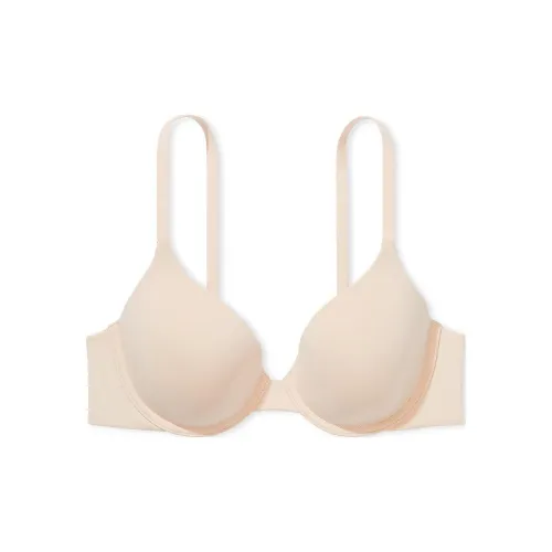 Victoria's Secret THE T-SHIRT Logo Strap Perfect Coverage Bra/Marzipan Bra Women's Flesh