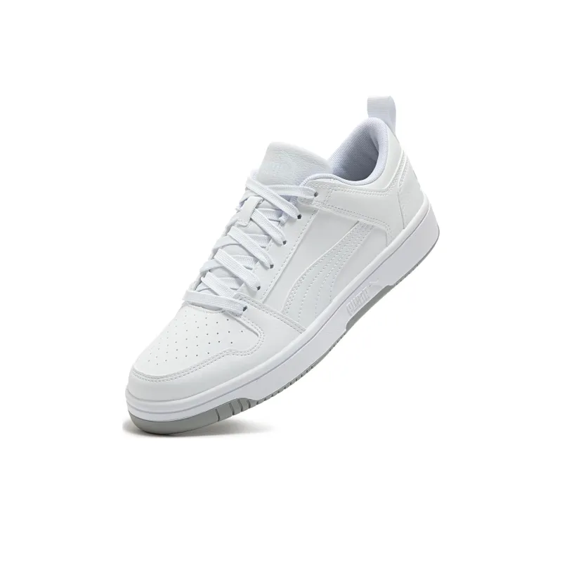 PUMA Rebound Layup Anti Slip Wear Resistant Low Top Skateboard Shoes Unisex White-2