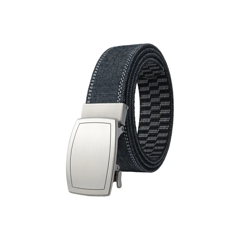 NINE NAIL Nine Section Spike Peaceful Life Buckle Denim Color Scheme Canvas Men's Belt Men's Width  3.5cm-13