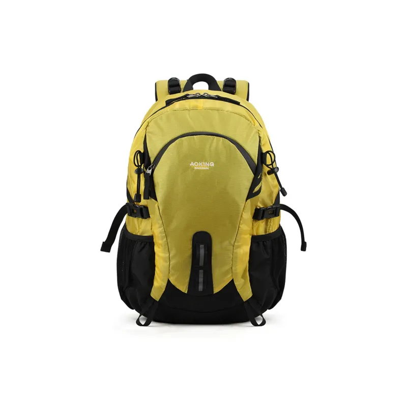 AOKING AK Canvas Breathable Lightweight Wear Resistant Water Resistant Double Shoulder Backpack-12