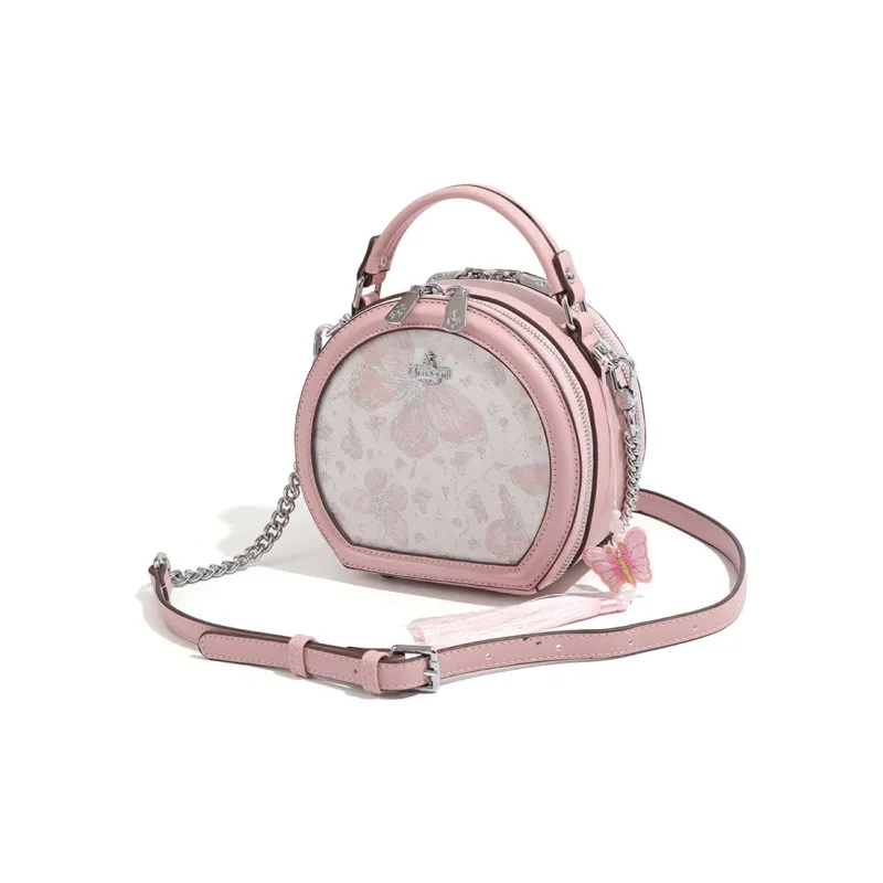 MISS GAIL PU Handbag Shoulder Bag Crossbody Bag Regular Women's Gray/Pink/Blue-33