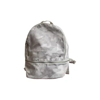 Lululemon Recycled Polyester Backpack Regular Unisex Camouflage & White Opal