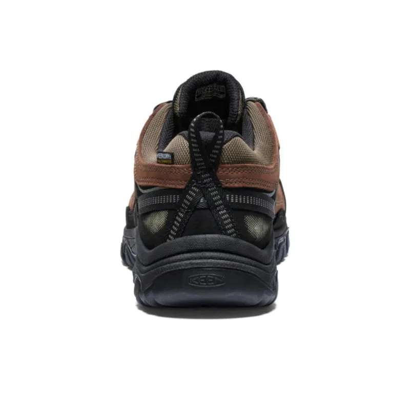 KEEN Targhee IV Cushioning Anti Slip And Wear Resistant Coverage Low Top Trekking Shoes Men's Brown Black-4