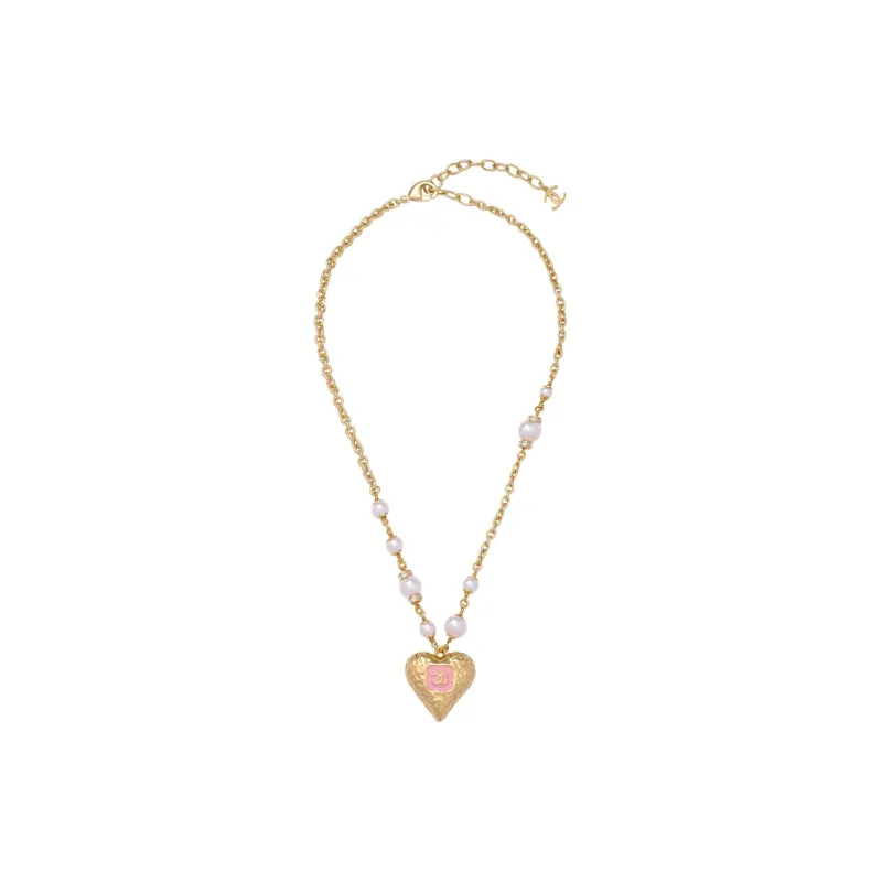 CHANEL Pearl Necklaces Women's Gold-2