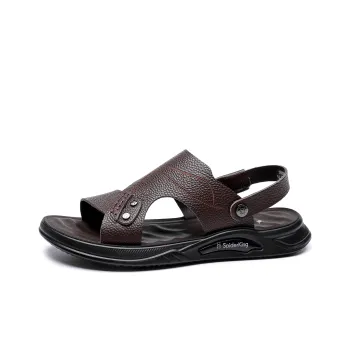 Spider King Beach Sandals Men's Brown