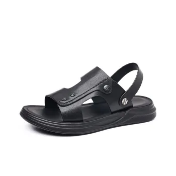 SHUPATE Beach Sandals Men Black