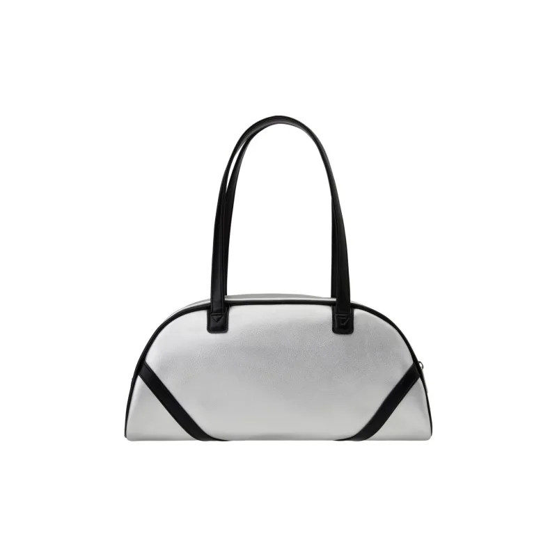Emis PU Handbag Regular Unisex Silver-2
