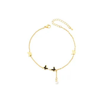 CHIEMOT Titanium Steel Anklets Women's