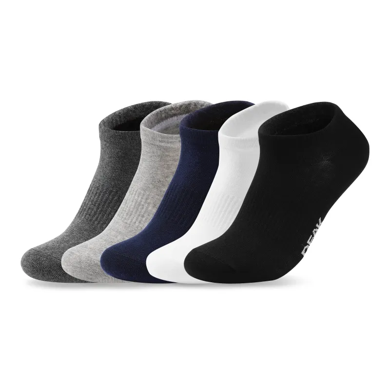 PEAK No Show Socks Unisex 5 Pack-0
