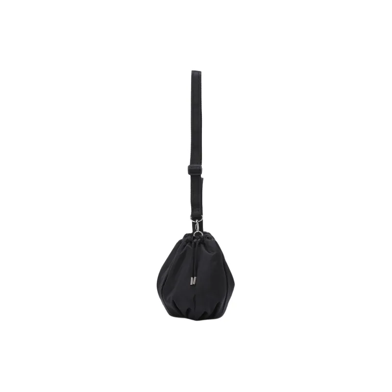 DESCENTE Polyester Bucket Bag, Handbag, Shoulder Bag, Crossbody Bag Women's Black-3