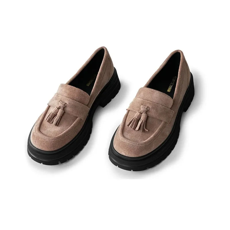 MINNETONKA Loafers Low-Top Women's Milk Tea Beige-3