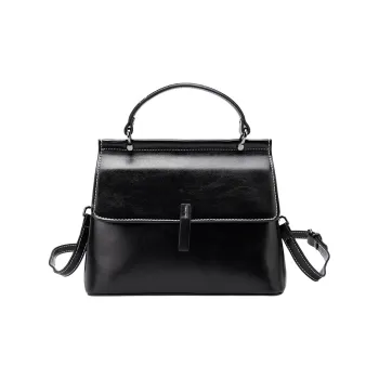H YXIANG Cow Leather Shoulder Bag Regular Women's Red/Black/Coffee/Brown