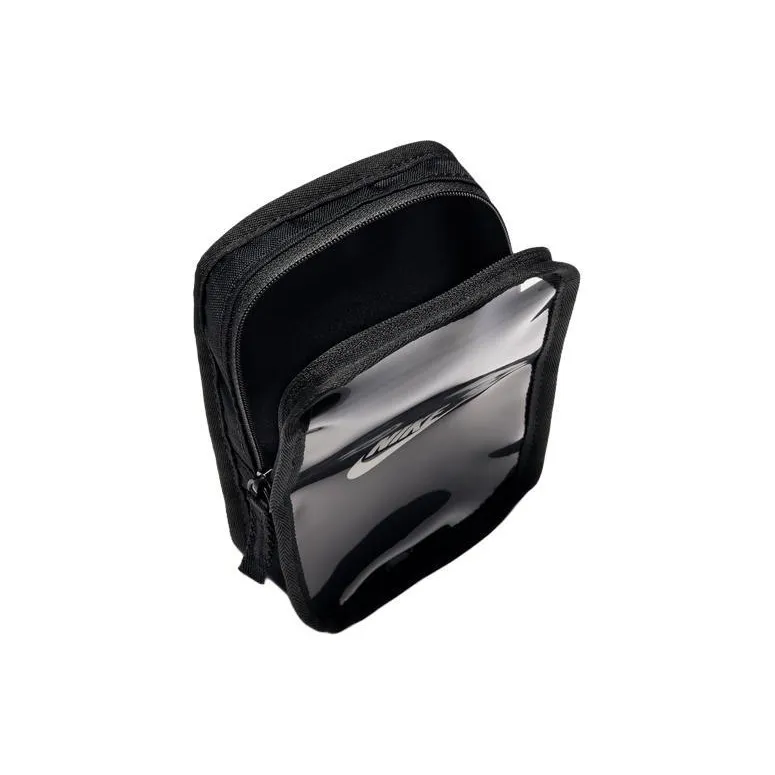 Nike Club Polyester Polyurethane One Shoulder Crossbody Cell Phone Pouch Regular Unisex Black-3