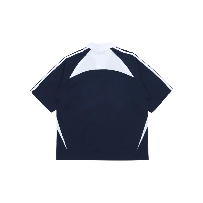 NERDY SS24 Polo Shirt Unisex Dark Blue-1