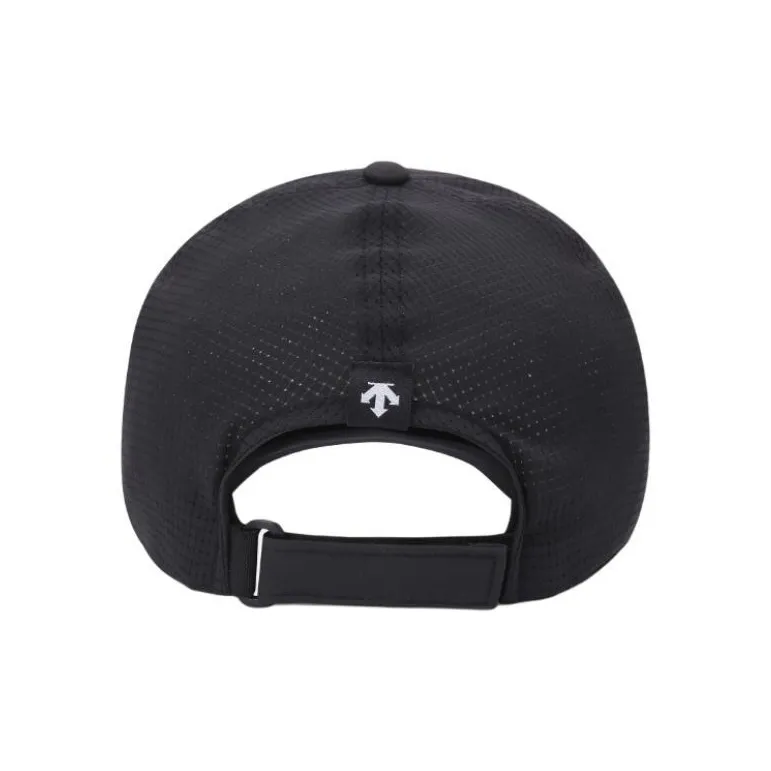 DESCENTE Polyester Baseball Caps Unisex Black-3