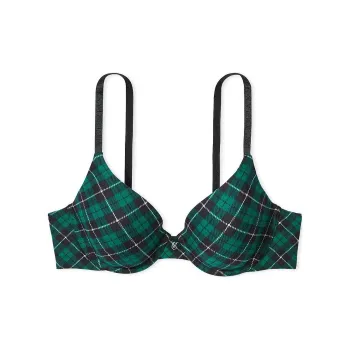 Victoria's Secret PINK THE T-SHIRT Lightly Lined Full-Coverage Bra/SP Bra Women's Green