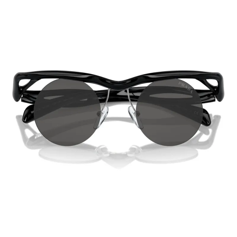 PRADA Round Frame Sunglasses-4