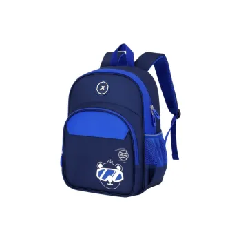 XTEP Fabric Student Bag Regular Men's Dark Blue Pink