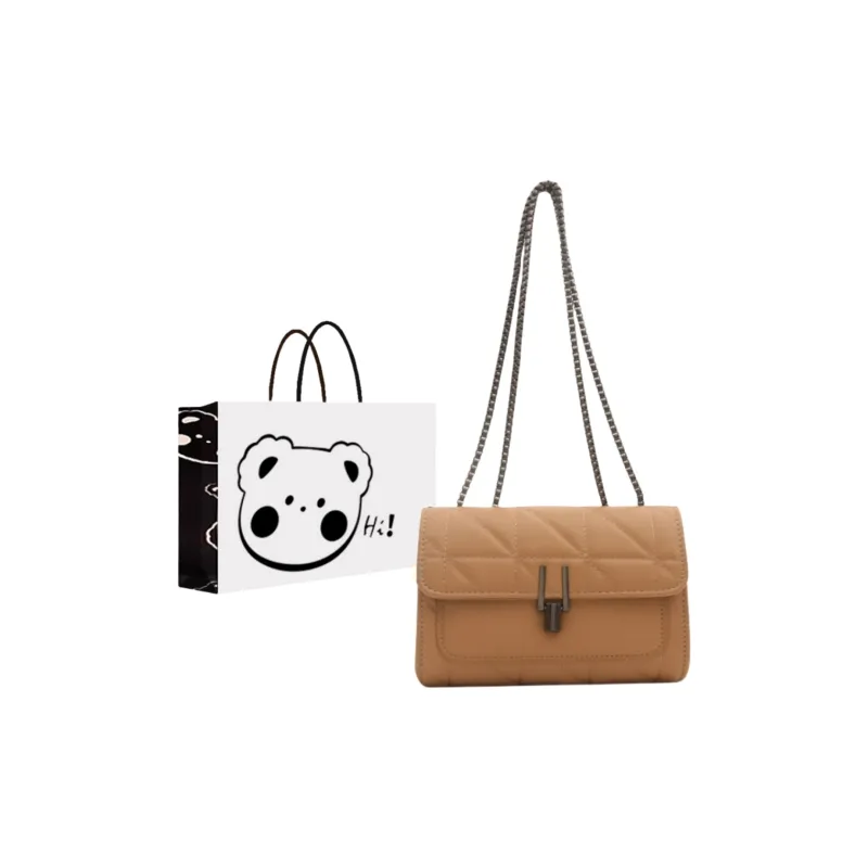 NX DOUGHNUT PU Portable Crossbody Bag, Shoulder Bag Women's Black/White/Brown/Khaki-6