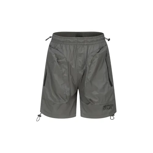 NSTNEW START Casual Shorts Men Gray Green