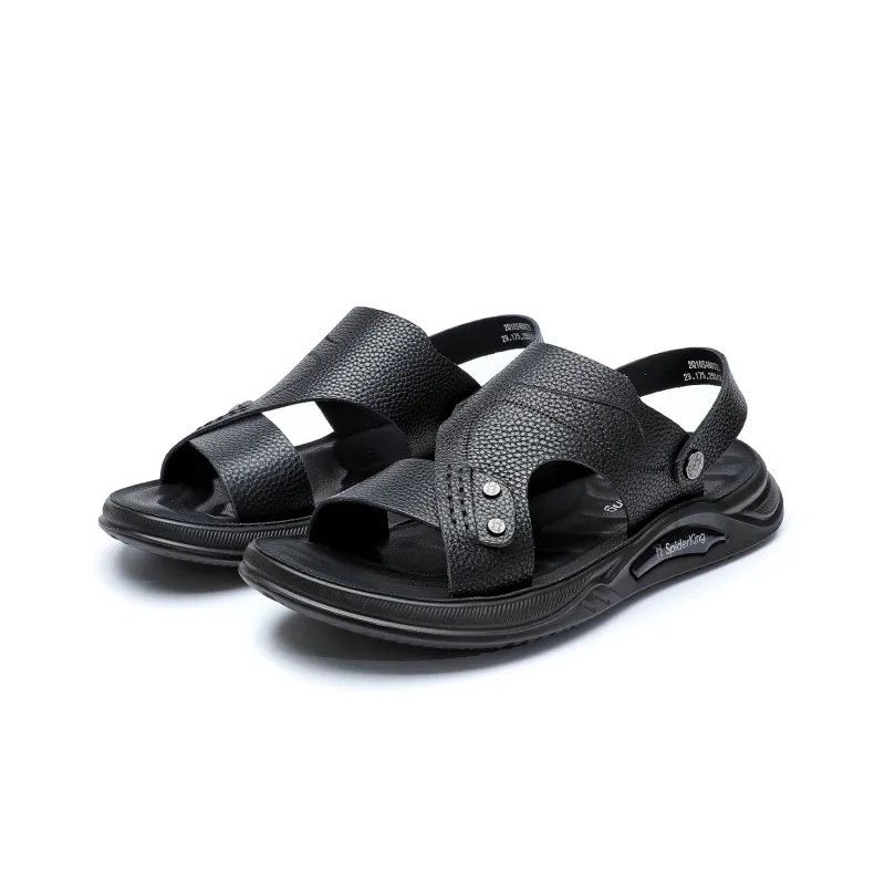 Spider King Beach Sandals Men's Black-3