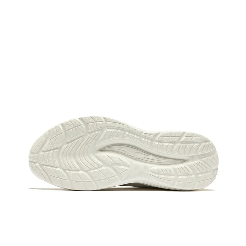 Erke Cushioning Wear-Resistant Low-Top Running Shoes Women's Microcrystalline White Deer Brown-3